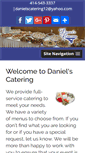 Mobile Screenshot of danielscateringonline.com