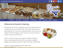 Tablet Screenshot of danielscateringonline.com